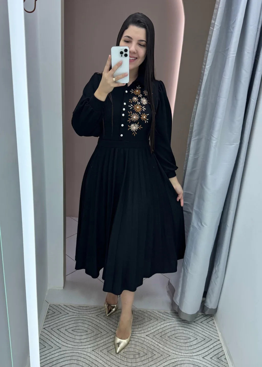 1332 | Vestido Bruna - Estampa Florida