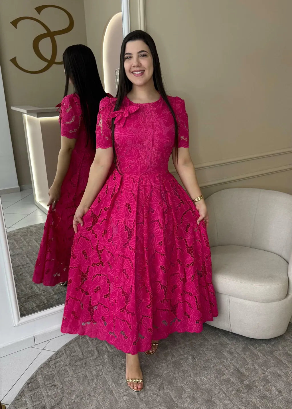 1316 | Vestido Laís - Rosa