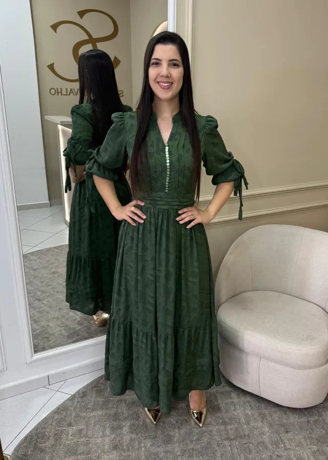 1268 | Vestido Rose - Verde