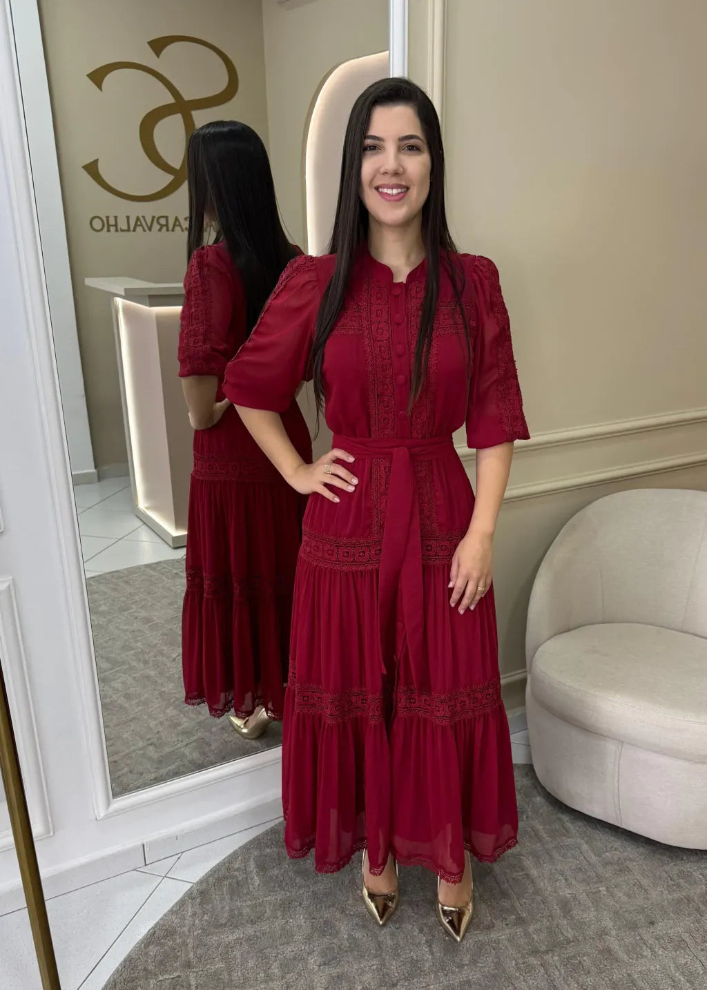 1247 | Vestido Lais - Marsala