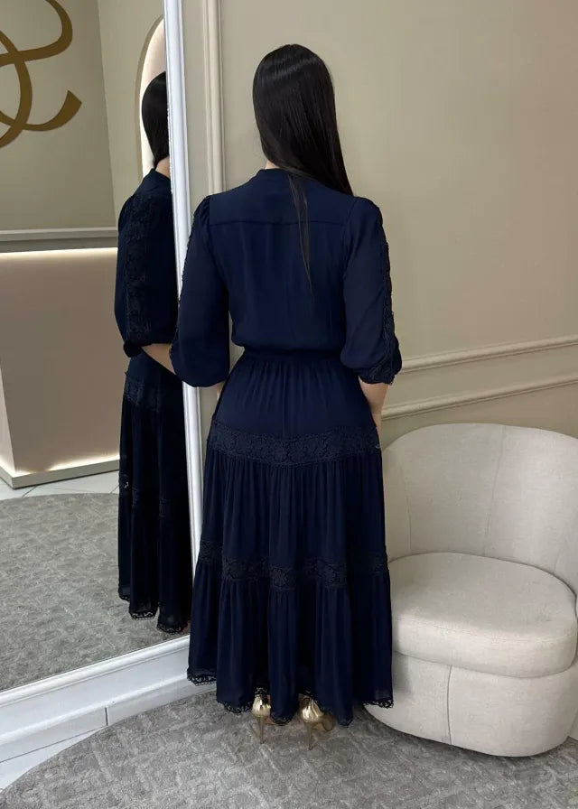 1345 | Vestido Diana - Azul Noite