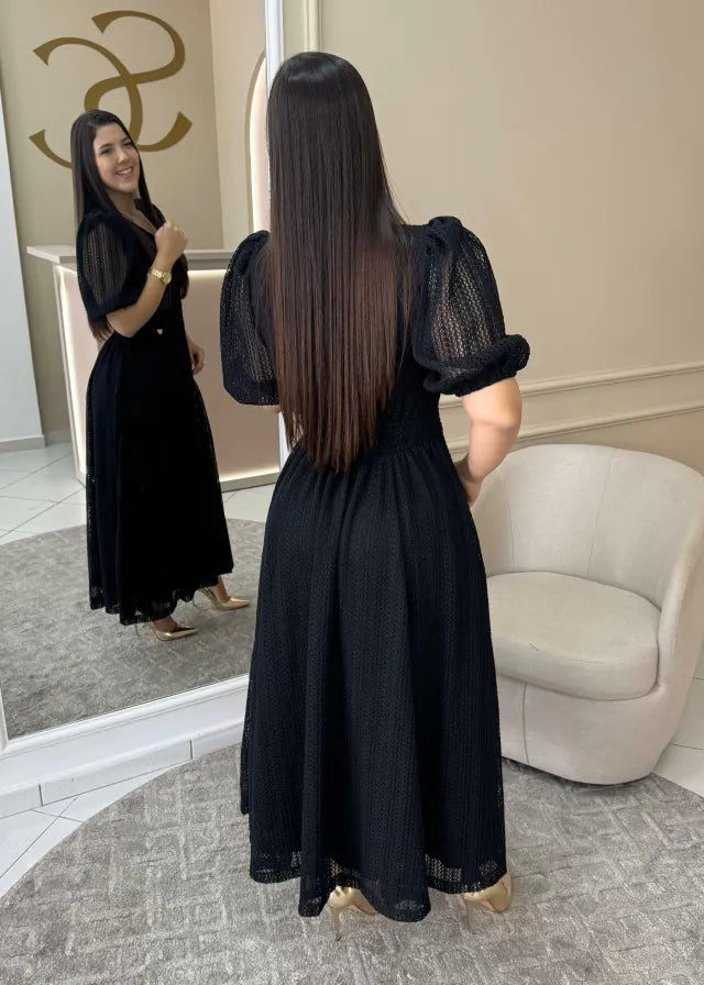 1358 | Vestido Suzana - Preto