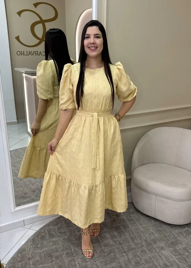1249 | Vestido Karol - Amarelo