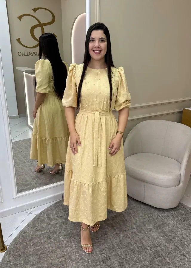 1249 | Vestido Karol - Amarelo