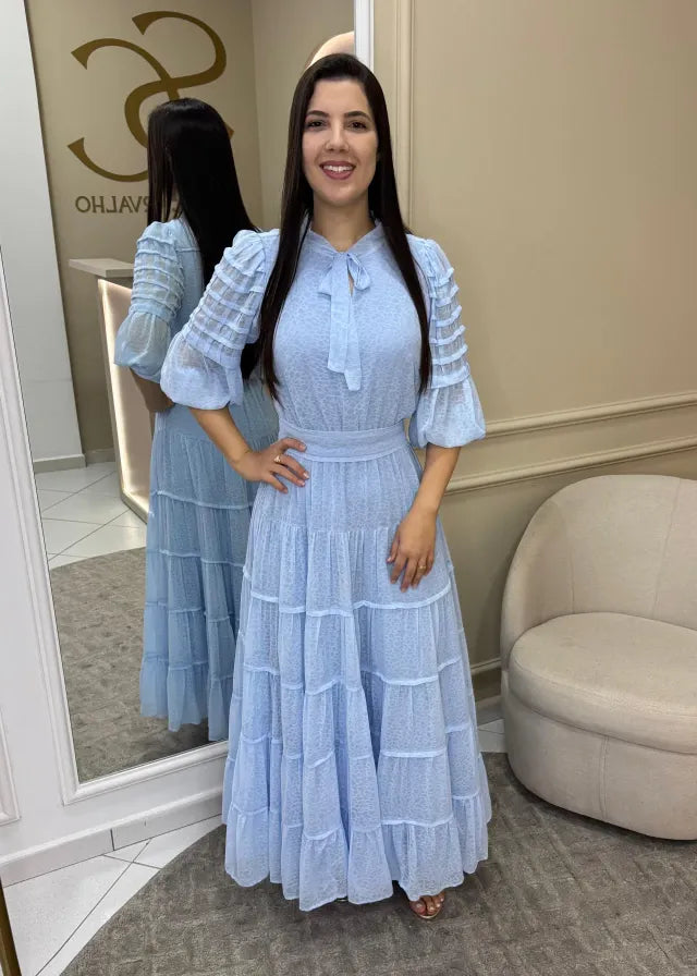 1567 | Vestido Vagnélia - Azul Serenity