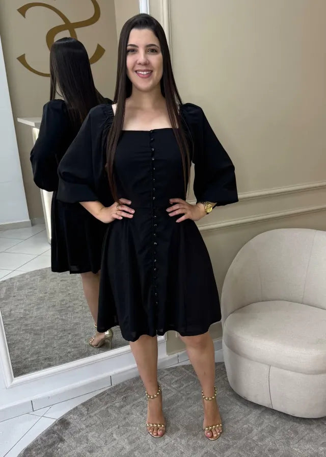 1315 | Vestido Fabíola - Preto