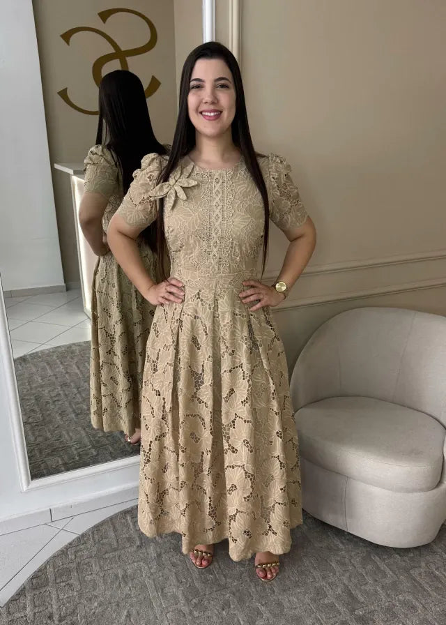 1266 | Vestido Eriene - Bege