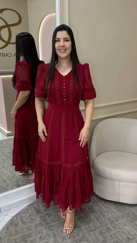 1363 | Vestido Louise - Marsala