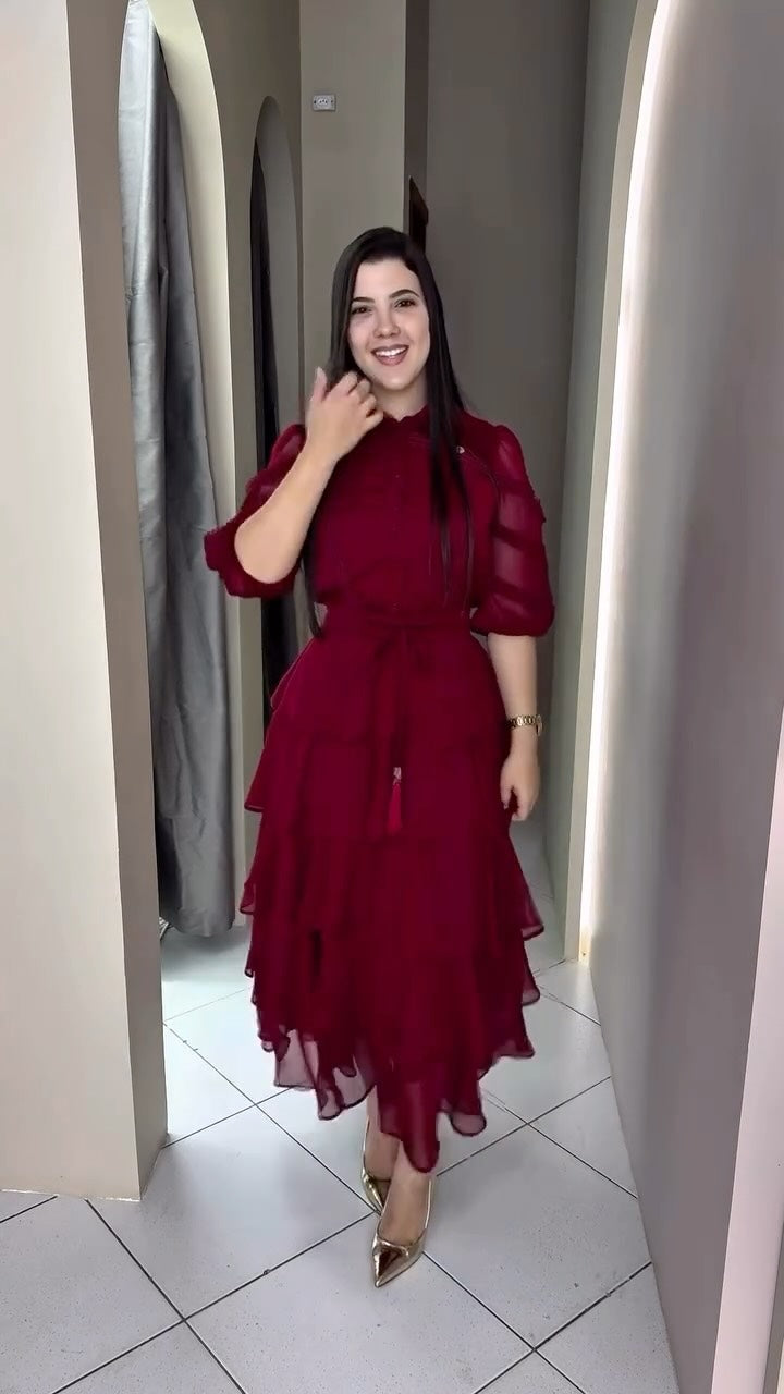 1370 | Vestido Melinda - VInho