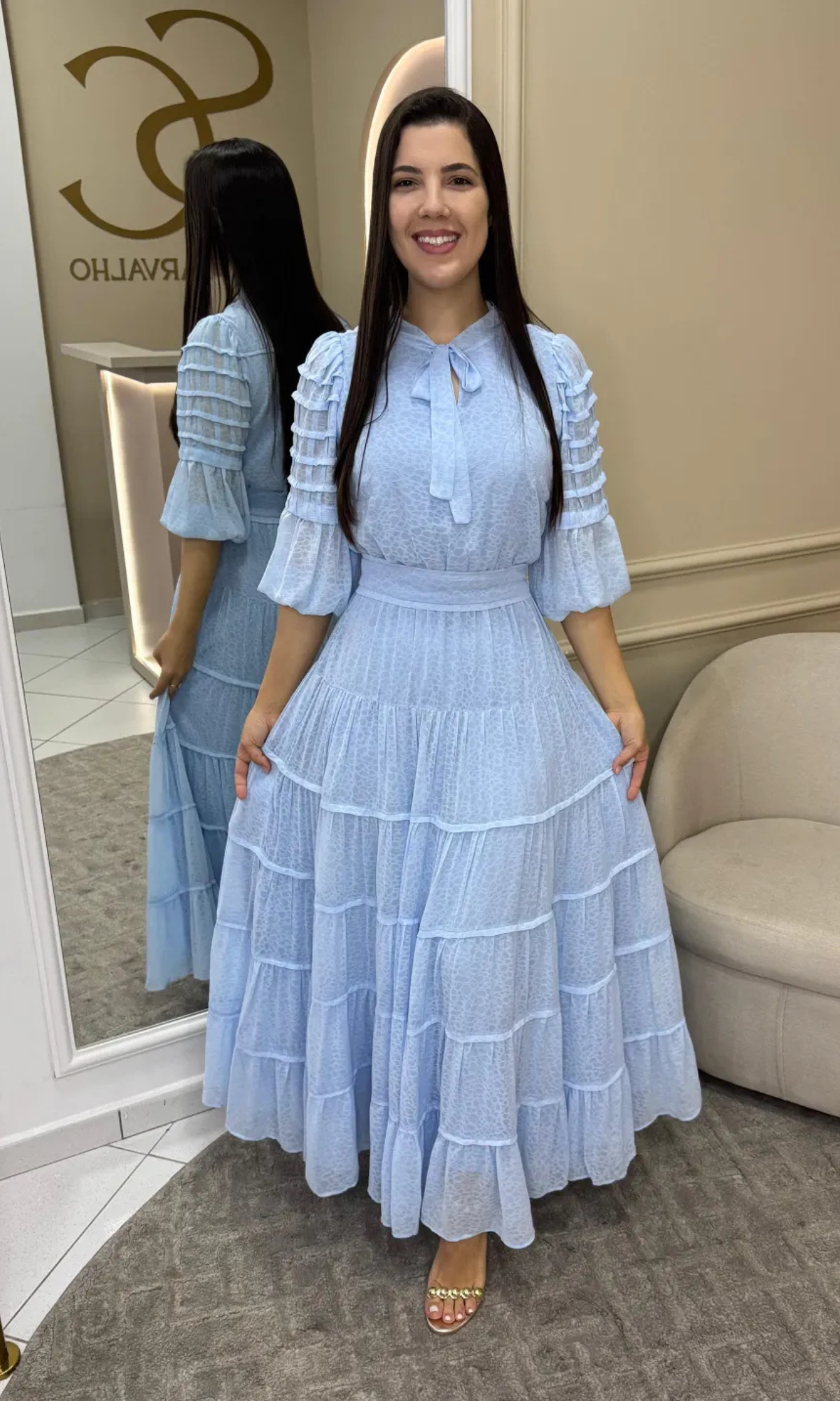 1567 | Vestido Vagnélia - Azul Serenity