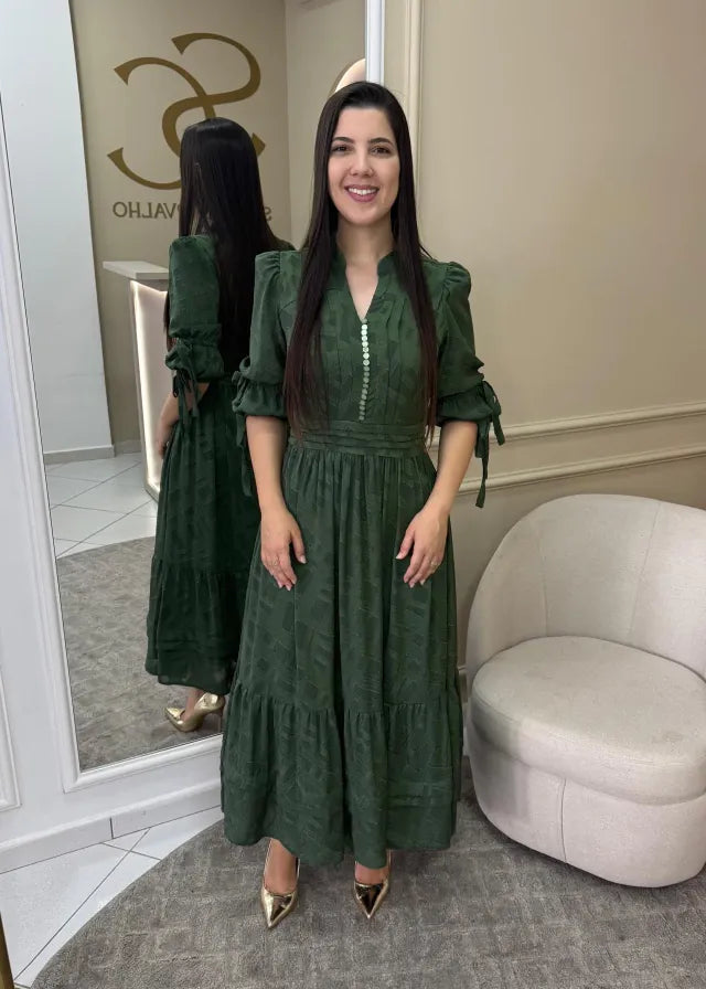 1268 | Vestido Rose - Verde