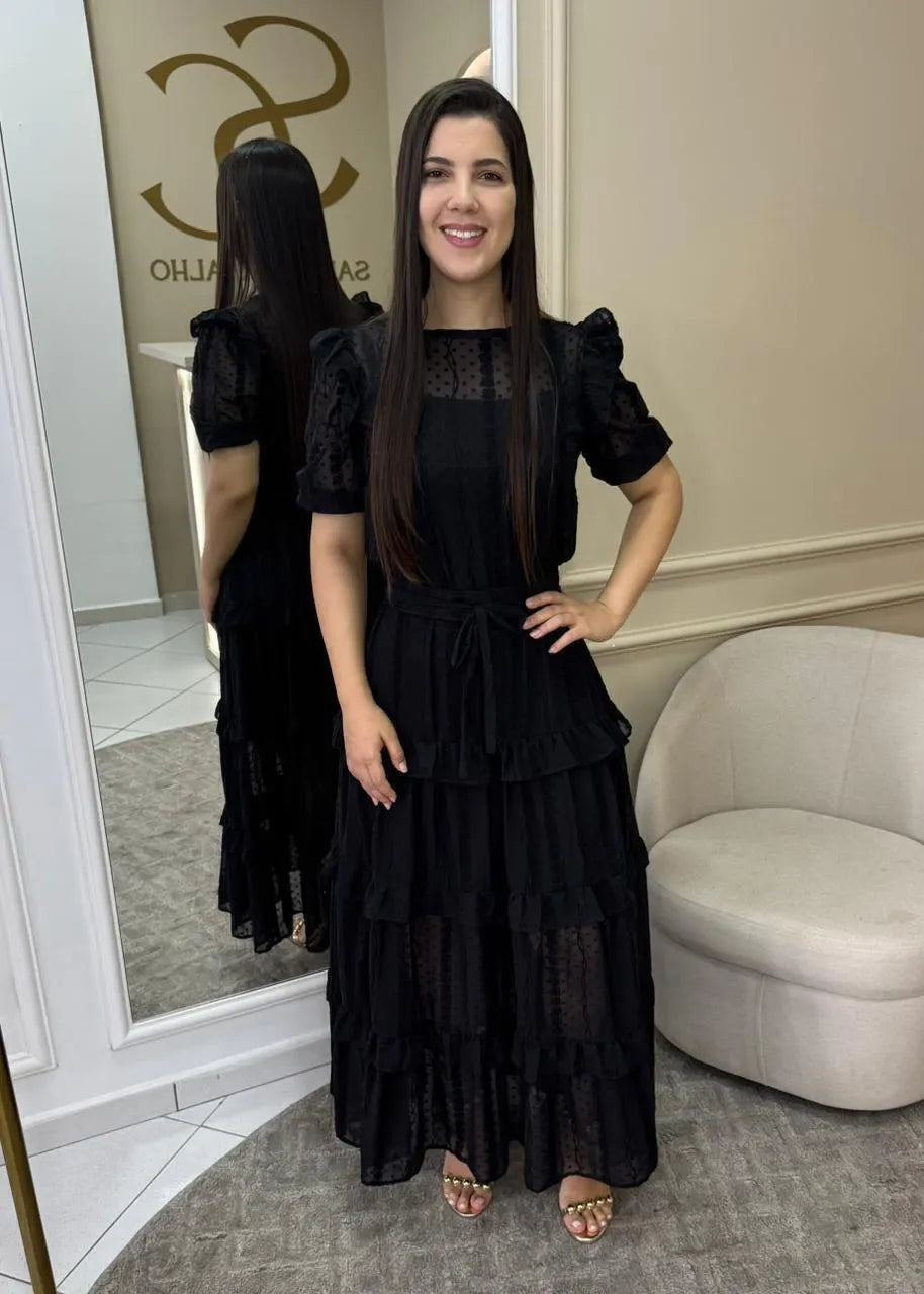 1268 | Vestido Manu - Preto