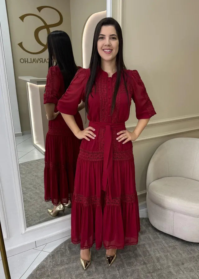 1247 | Vestido Lais - Marsala