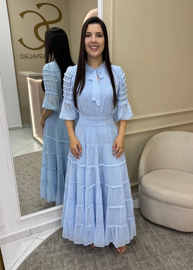 1567 | Vestido Vagnélia - Azul Serenity