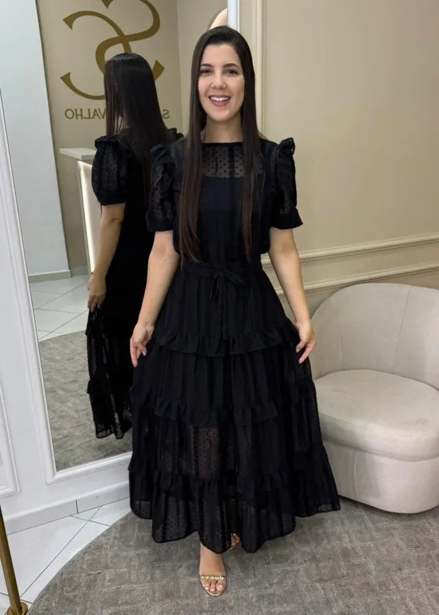 1268 | Vestido Manu - Preto