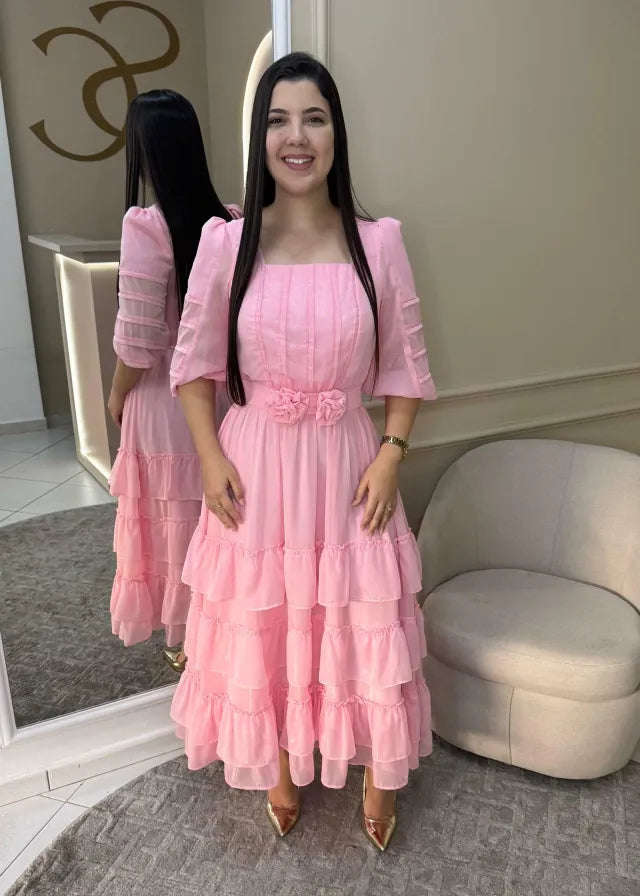 1320 | Vestido Bruna - Rosa