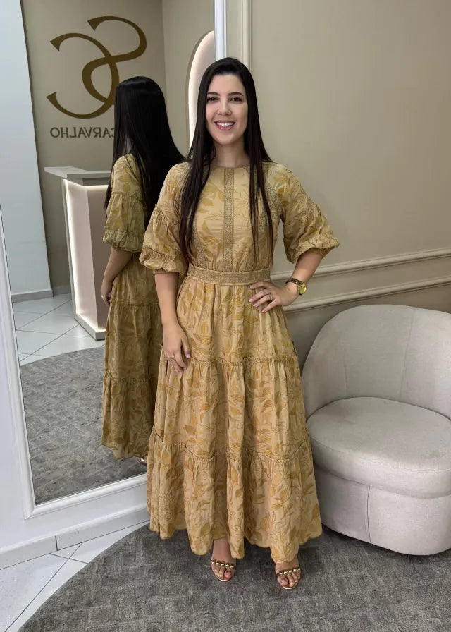 1246 | Vestido Marcia - Bege